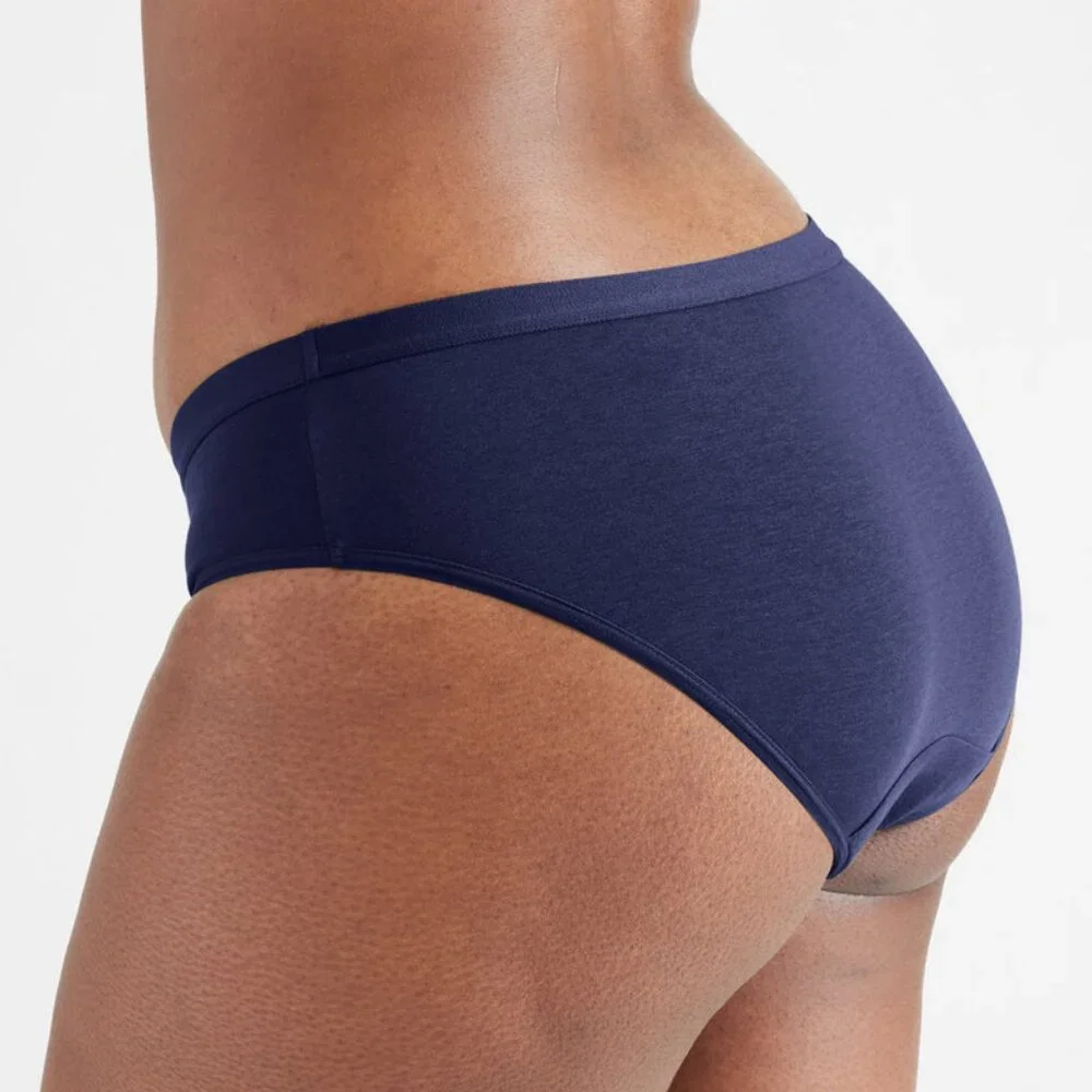 Knix Cotton Super Leakproof Bikini Panties - 3Pk Size L - Picture 5 of 10